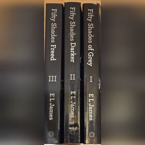Fifty Shades Of Grey, Darker & Freed Trilogy Paper Back Books